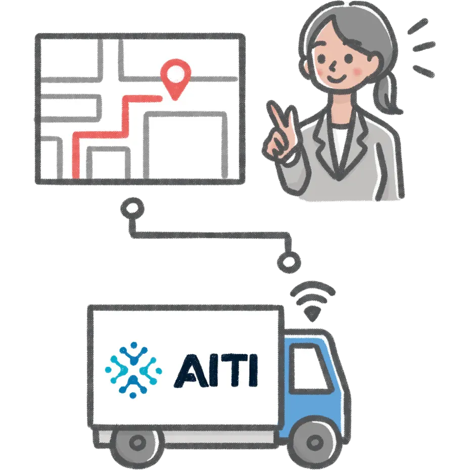 GPS Tracking & Fleet Telematics illustration